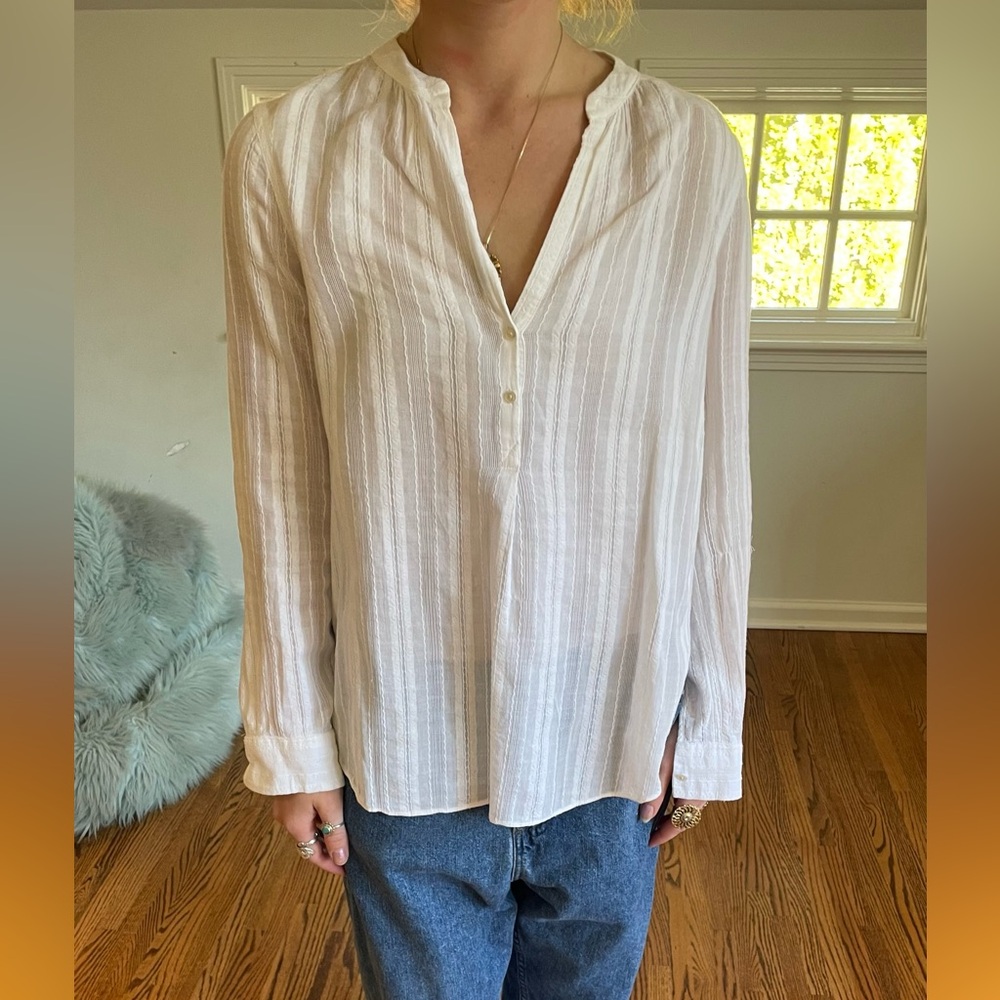 White Vince Blouse